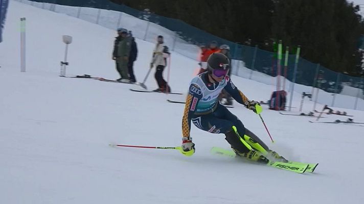 Esquí - Esquí alpino - Copa de Europa Slalom Masculino. 1ª Manga