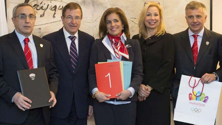 Telediario 1 - Madrid 2020 entrega su dossier al COI