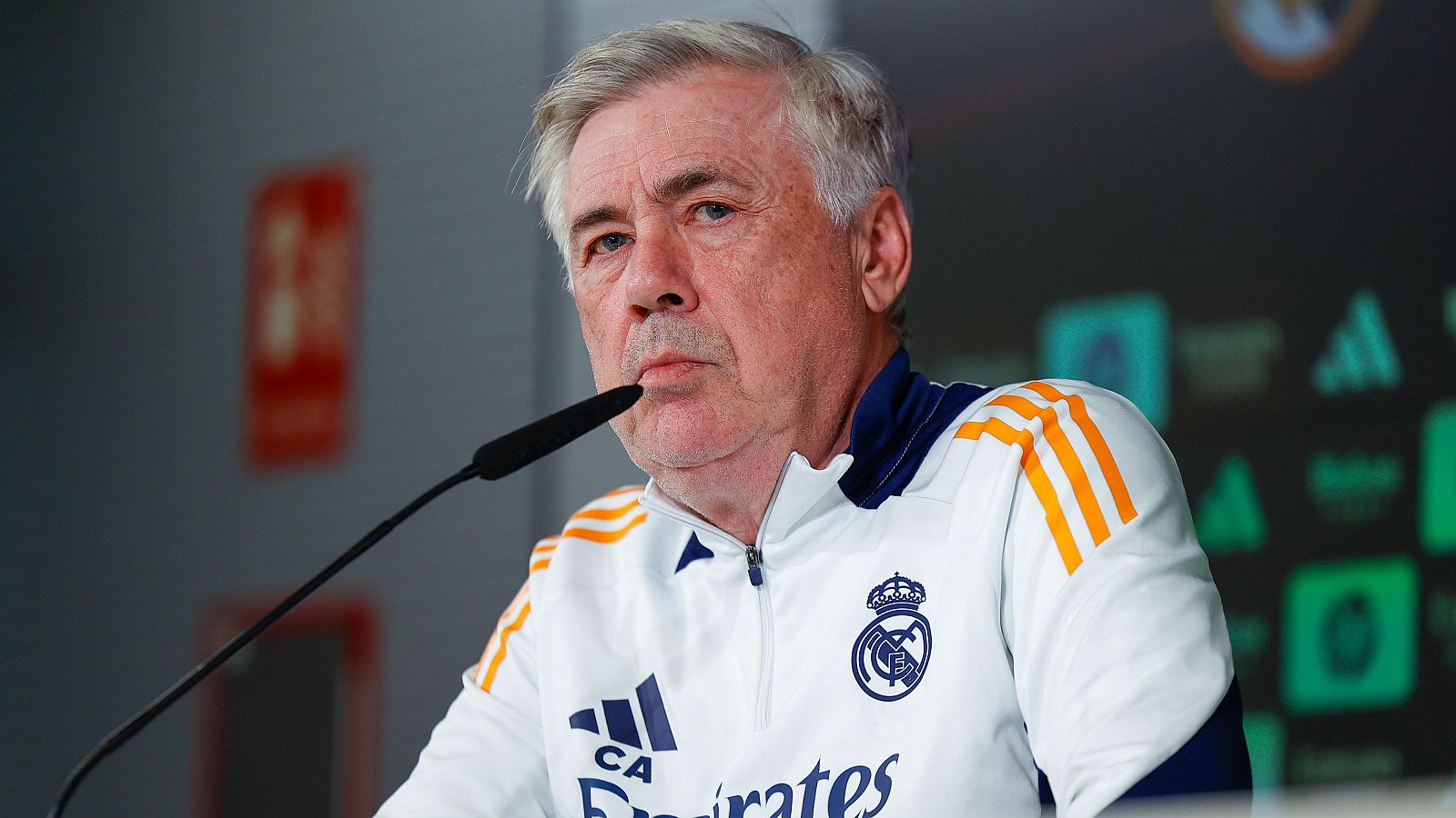 Ancelotti: "Tebas puede estar tranquilo. Aquí nadie ha perdido la cabeza"