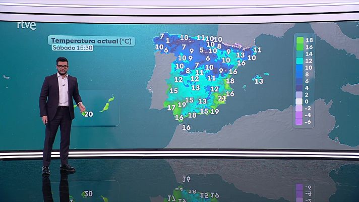 El tiempo - Nevadas en montañas del noreste peninsular