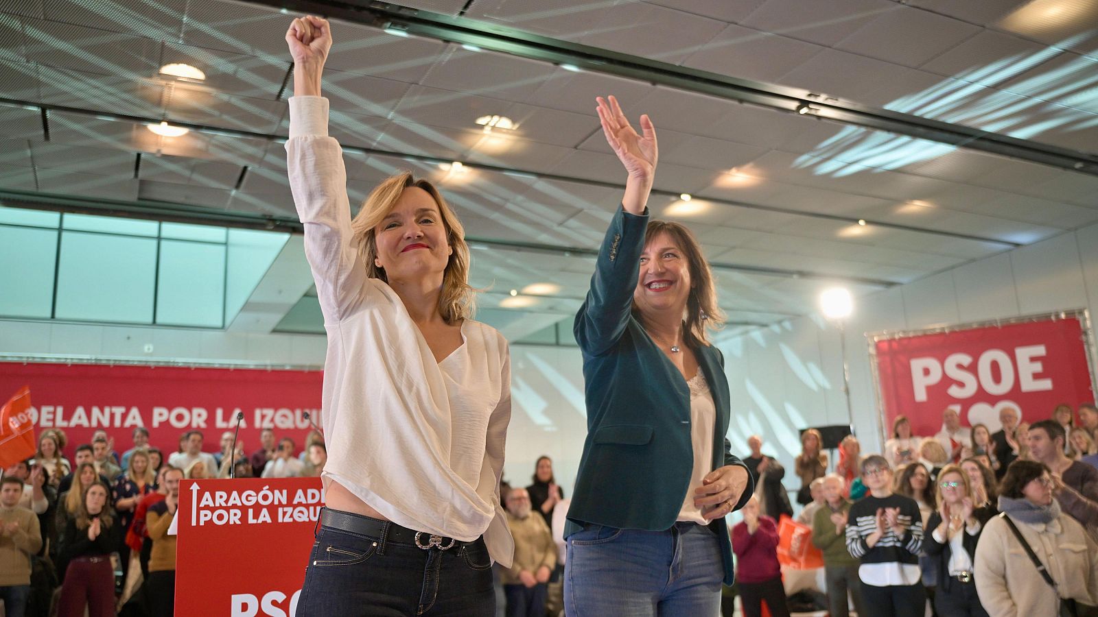 Pilar Alegría denomina la cumbre de Patriots como "fachaparty" | Ver