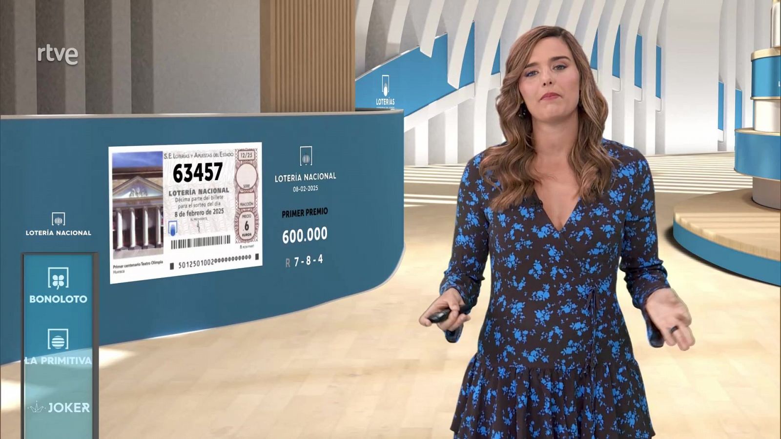 Sorteo de la Lotería Nacional: 08/02/2025