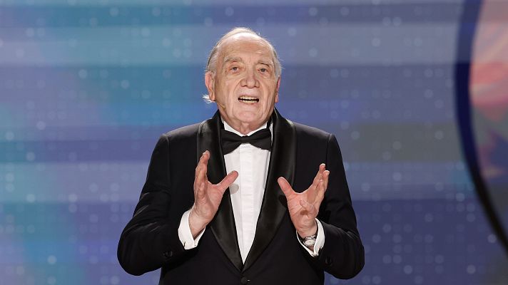 El presidente de la Academia de Cine, Fernando Méndez Leite, agradece a Granada la acogida de los Goya 2025