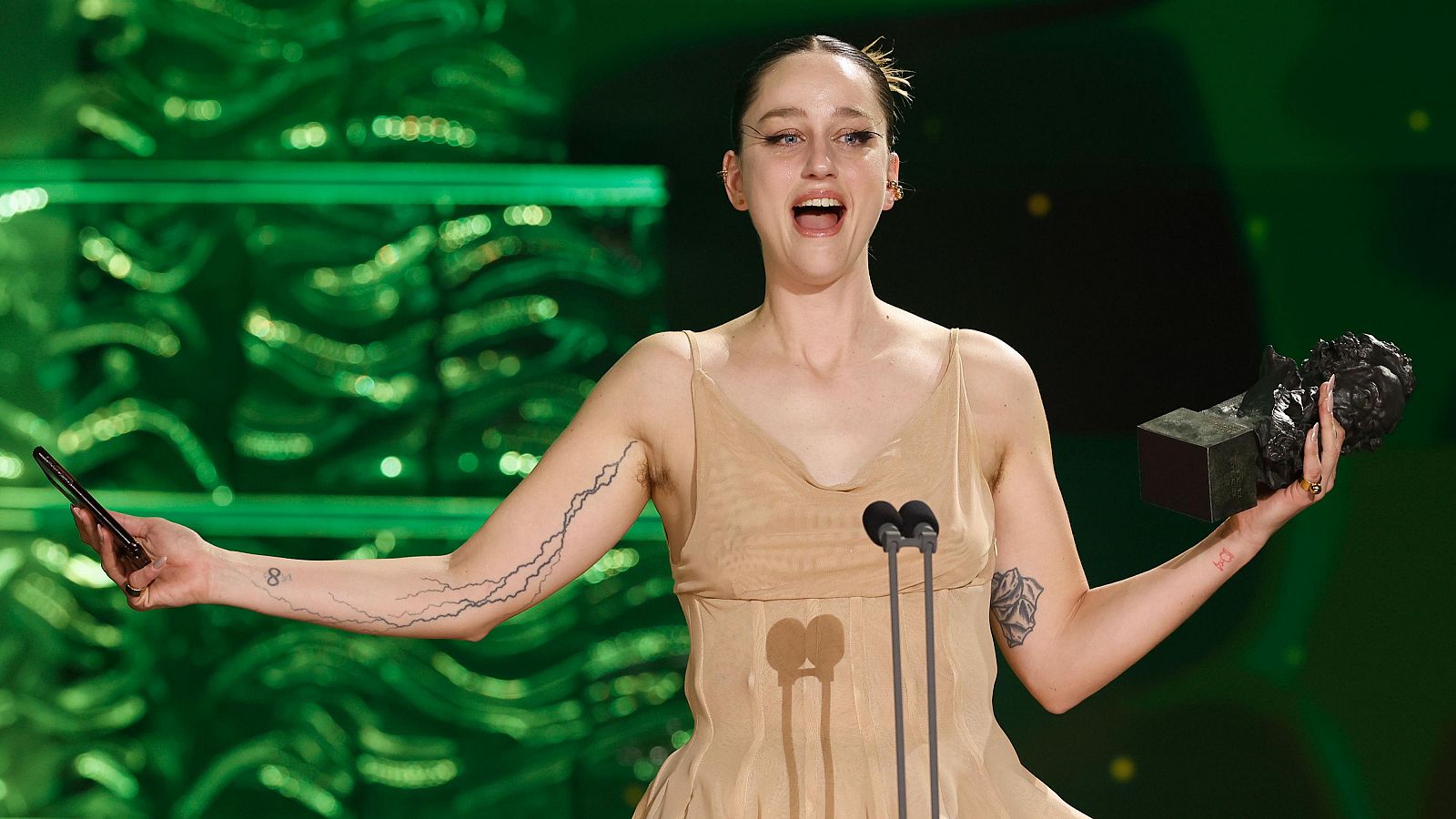 Goya 2025 | Laura Weissmahr, mejor actriz revelación por 'Ave María'