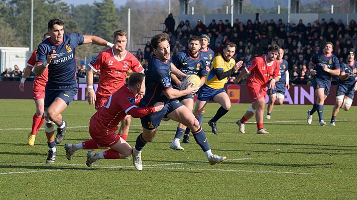 Rugby - El XV del León se clasifica para el Mundial de rugby 2027 tras ganar a Suiza