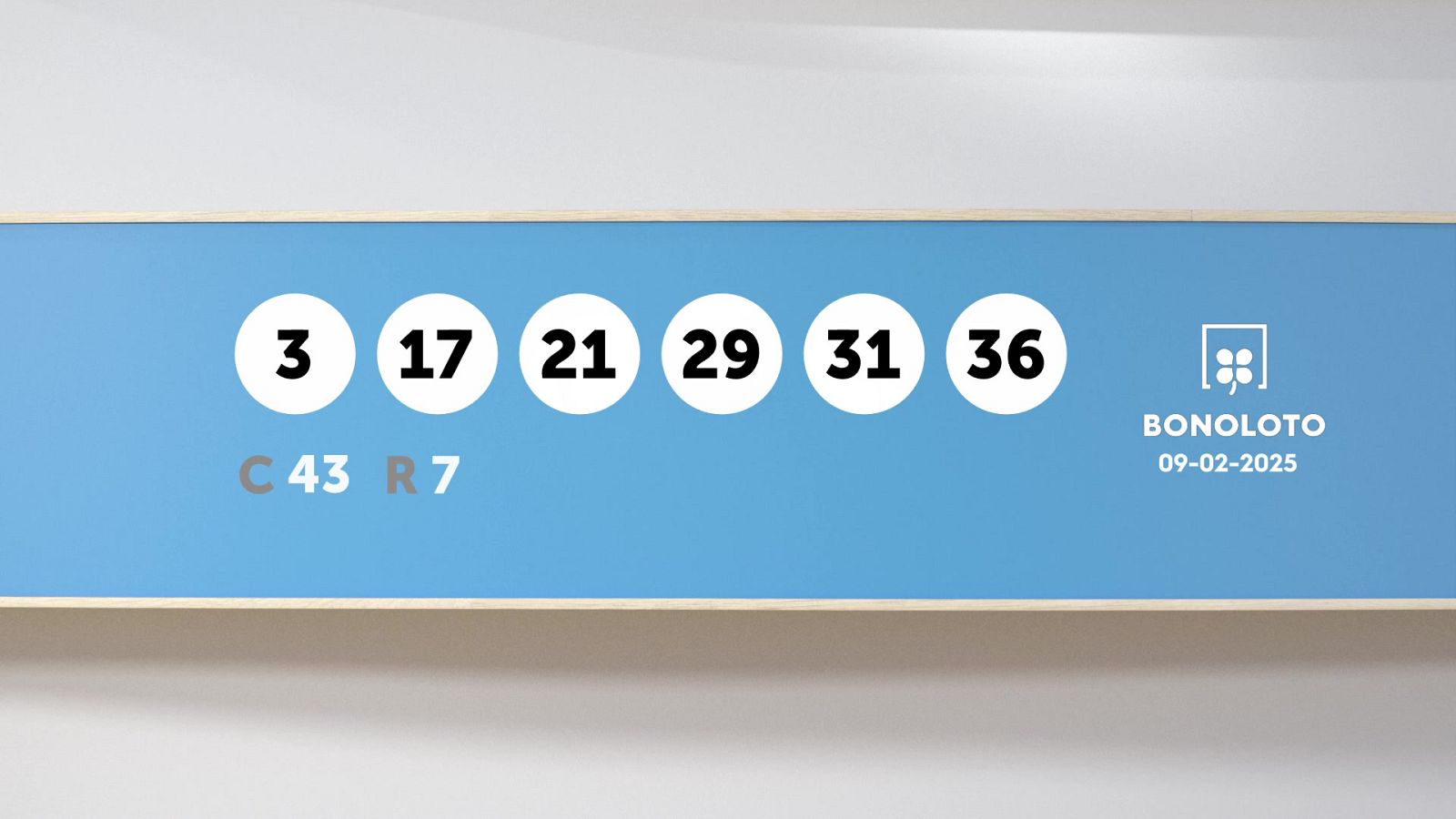 Sorteo de la Lotería Bonoloto del 09/02/2025 - Ver ahora