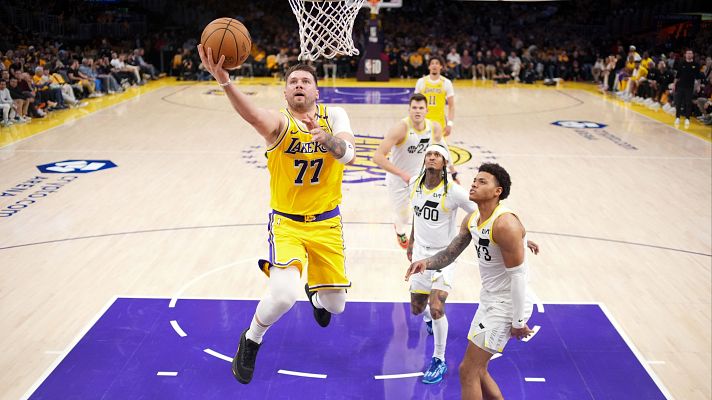 Baloncesto en RTVE - Los Ángeles se vuelca con Doncic en su debut con Lakers