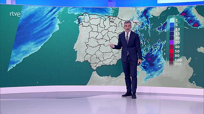 El tiempo - Precipitaciones localmente fuertes y con tormentas en el litoral mediterráneo norte y Baleares