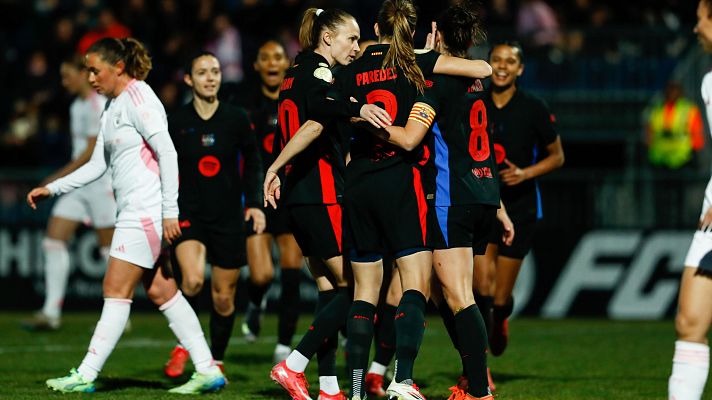 Copa de la Reina: Madrid CFF - Barcelona. Resumen del partido de cuartos de final