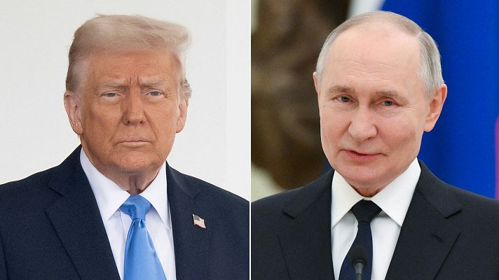 Telediario 2 - Trump y Putin se comprometen a iniciar negociaciones "de inmediato" para poner fin a la guerra en Ucrania