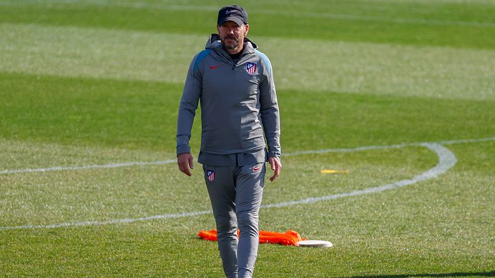 Simeone invoca el "partido a partido" para lograr el liderato de la Liga