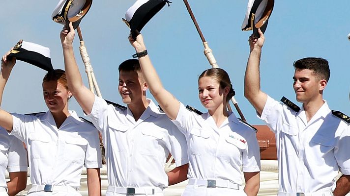 Modo Digital - La princesa Leonor desembarca en Brasil, primera escala del buque escuela Elcano en el extranjero
