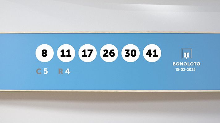 Sorteo de la Lotería Bonoloto del 15/02/2025