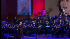 La Orquesta y Coro de RTVE interpreta 'Para la libertad' en la presentación de la serie 'La conquista de la democracia'