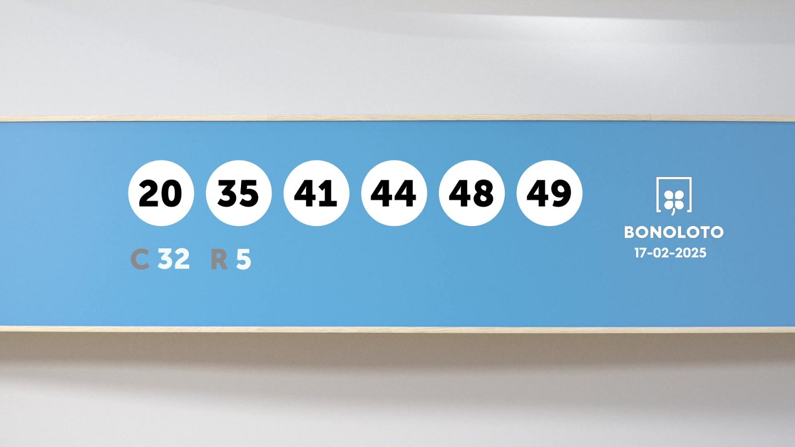 Sorteo de la Lotería Bonoloto del 17/02/2025 - Ver ahora