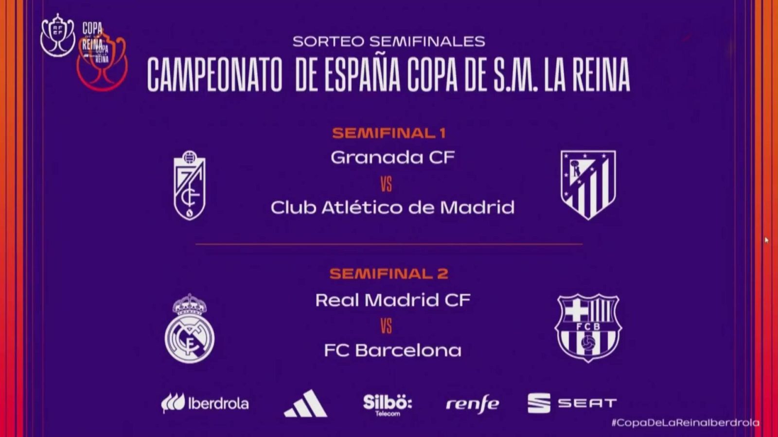 Fútbol - Copa de la Reina Sorteo Semifinales - ver ahora
