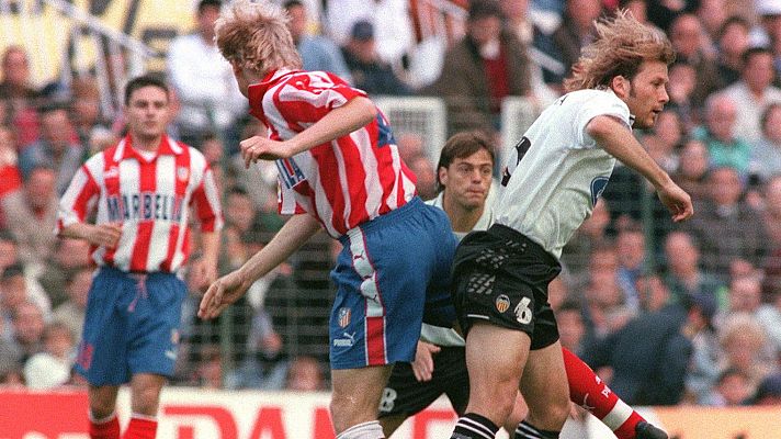 Fútbol - Los mejores goles de los Valencia - Atlético de Madrid de los años 90