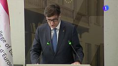 Salvador Illa defensa a Bruges el reconeixement del català a Europa