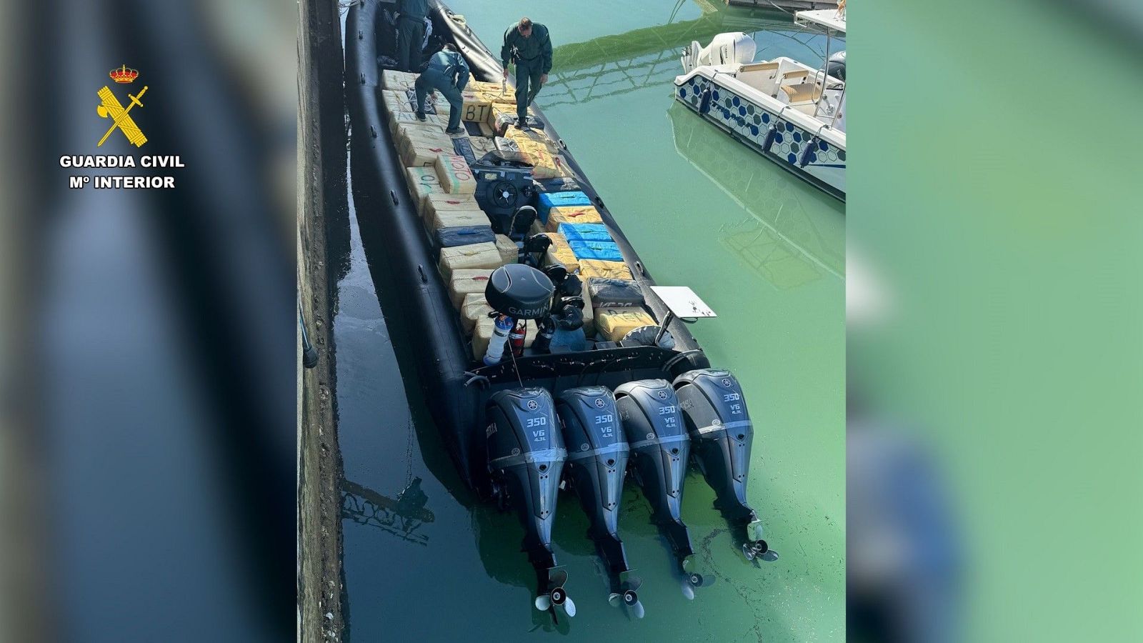 Seis detenidos y 5.700 kilos de hachís intervenidos en Huelva | Ver