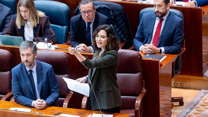 Informativo 24h - Ayuso acusa a la oposición de criticarles siempre con "las mismas mierdas"