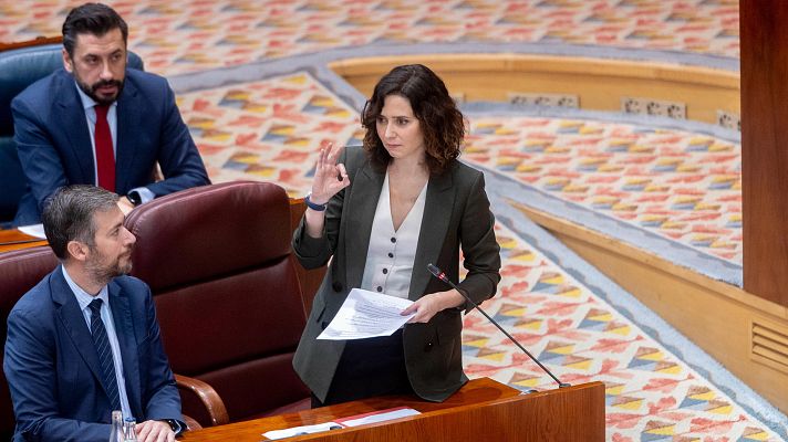 Informativo 24h - Bronca en la Asamblea de Madrid entre Ayuso y la oposición