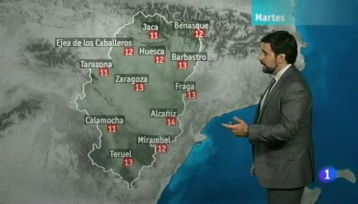 Noticias Aragón - El tiempo en Aragón - 08/01/13