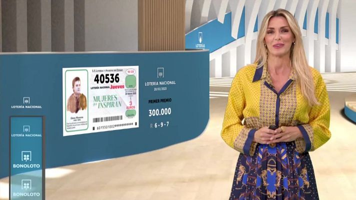 Loterías - Sorteo de la Lotería Nacional, Bonoloto, Primitiva y Jóker del 20/02/2025