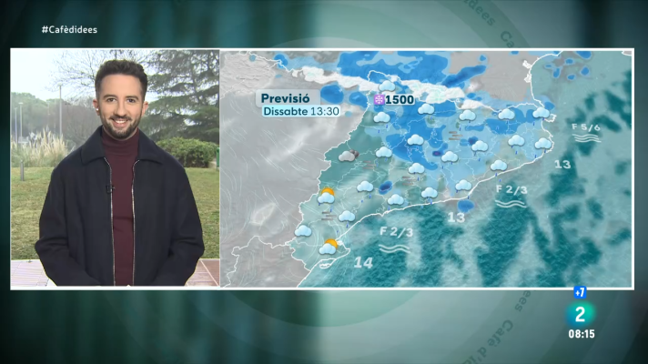 El temps - Dos dies rúfols, amb pluja i neu, i un de sol i bonaça