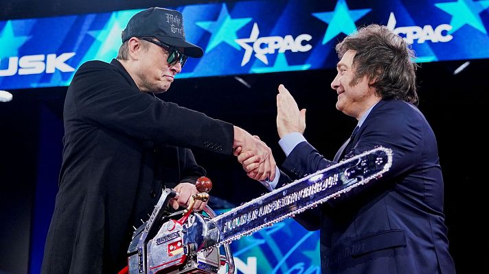 Telediario 1 - Varios líderes de ultraderecha se reúnen en la cumbre del 'trumpismo' en Washington