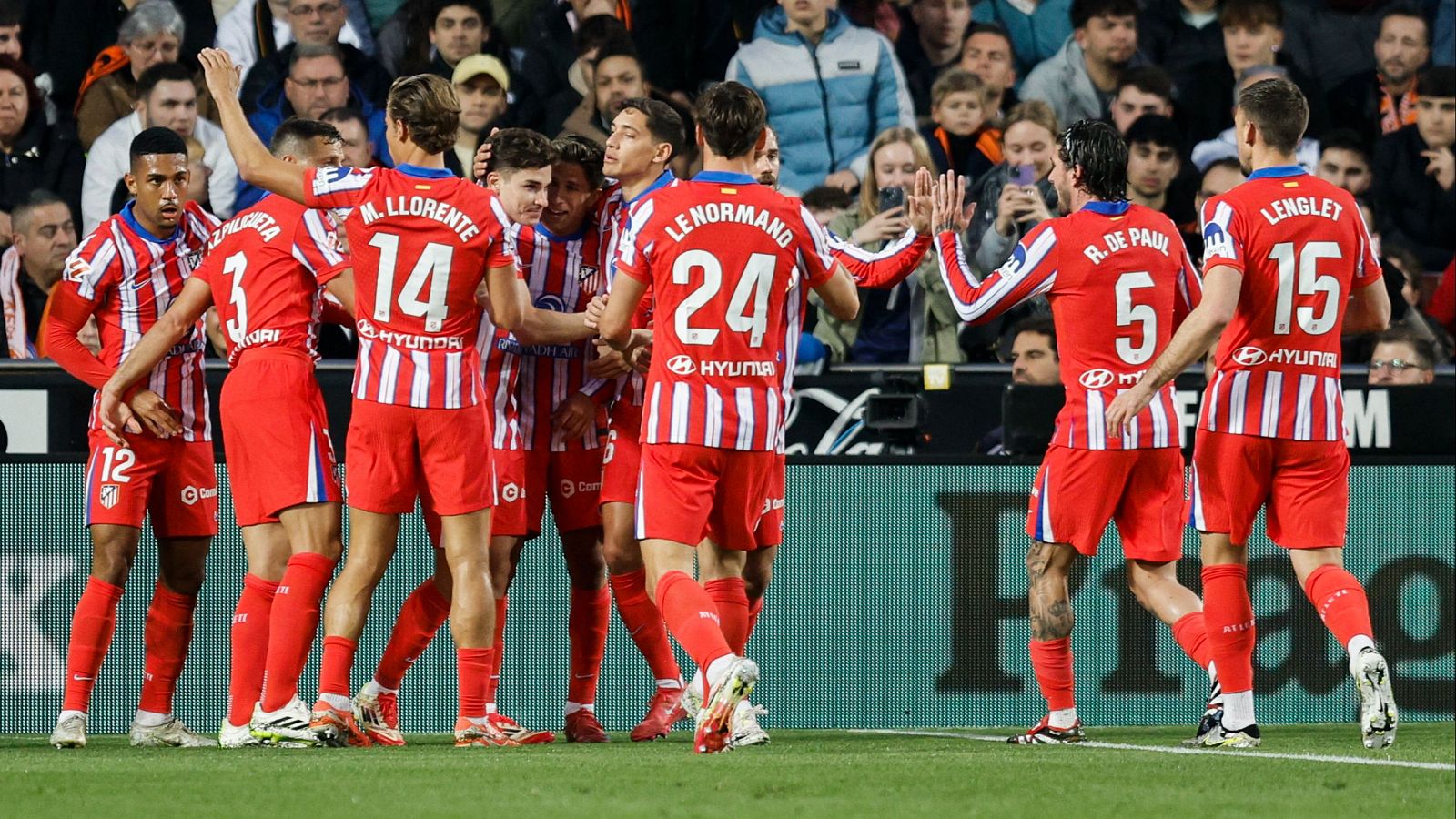 Valencia - Atlético de Madrid: resumen del partido de la 25ª jornada de Liga | Primera