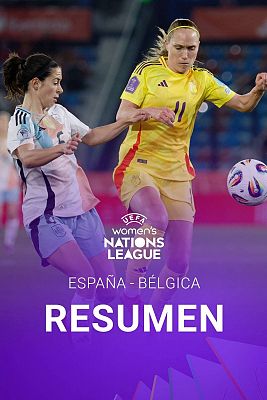 Resumen del partido de la UEFA Women's Nations League: Espaa - Blgica