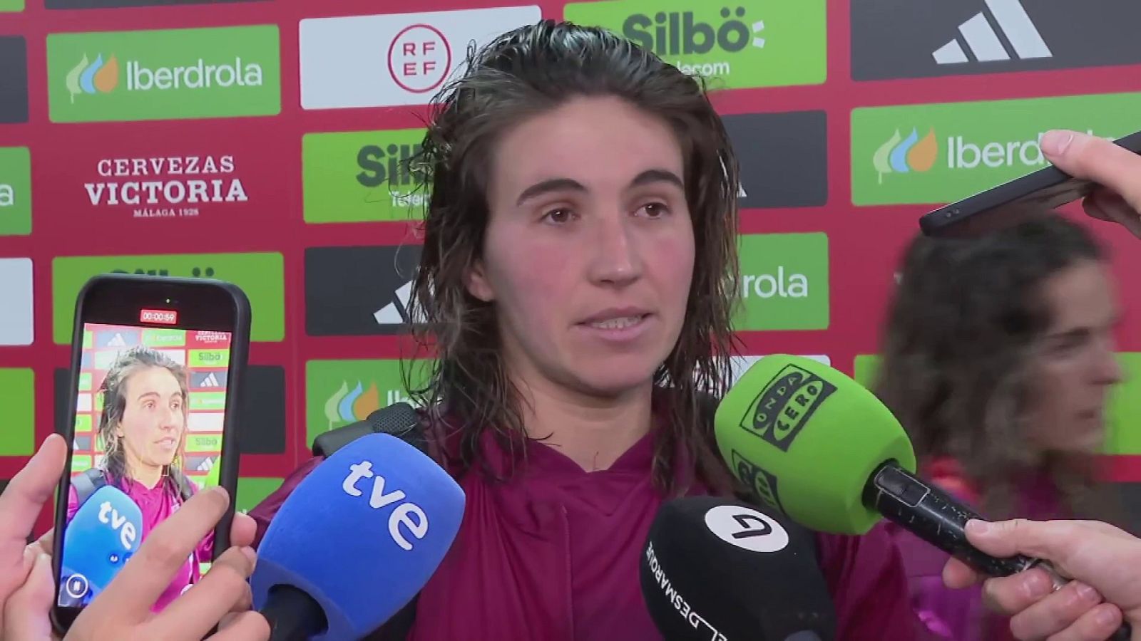 España - Bélgica: declaraciones de Caldentey y Martín-Prieto - UEFA Women's Nations League | Ver