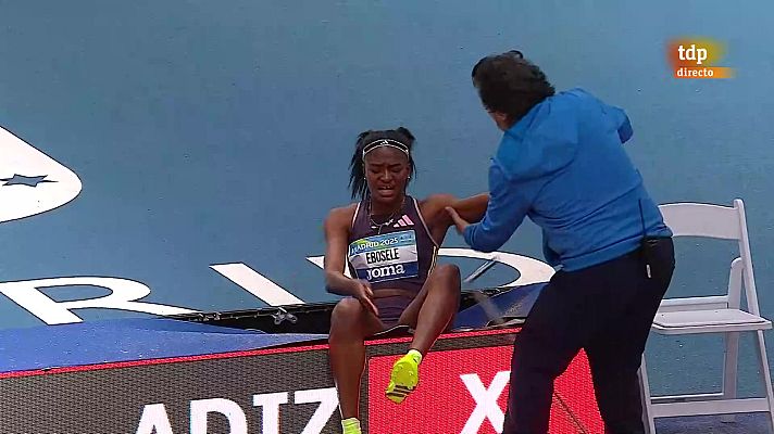 Atletismo - Ebosele se lesiona en la final del Campeonato de España de salto de longitud: ''Me he roto el Aquiles''