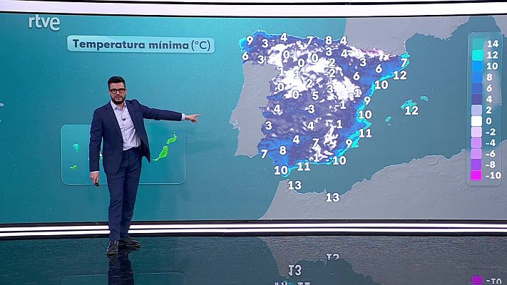 El tiempo - Máximas aumentarán en el Mediterráneo, pocos cambios en Canarias y descensos generalizados en el resto