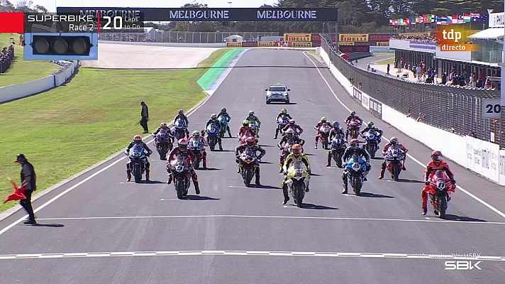 Mundial de Superbike - Campeonato del Mundo. WSBK 2ª carrera