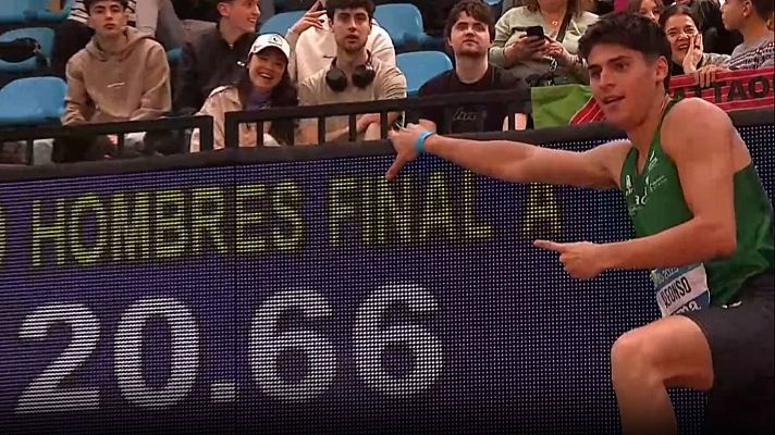  - Adriá Alfonso logra la victoria y el récord de España de los 200 metros
