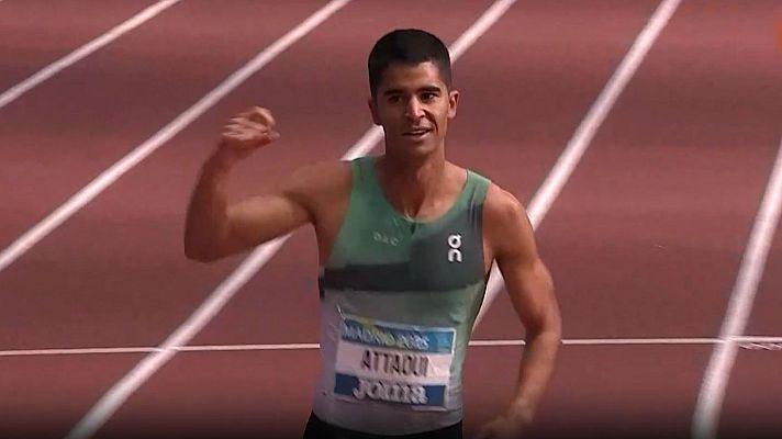  - Mohamed Attaoui vence con superioridad en la final de los 1.500 metros