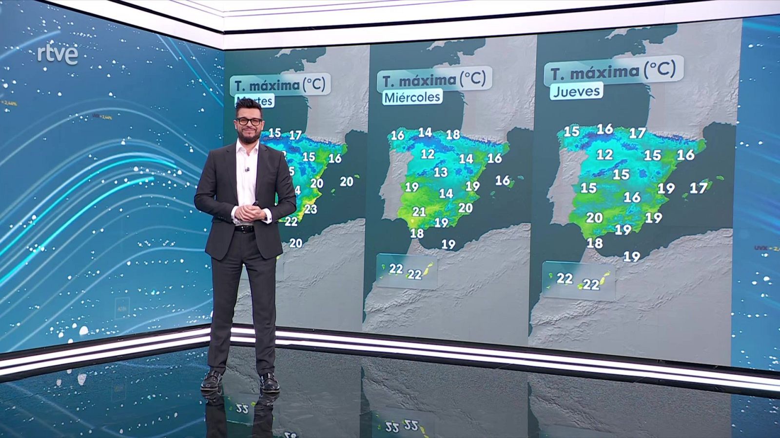 Las máximas descenderán en Baleares y Comunidad Valenciana, aumentos en el resto, sin cambios en Canarias - ver ahora