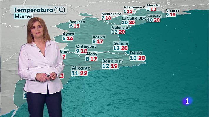 L'informatiu - Comunitat Valenciana - El tiempo en la Comunitat Valenciana - 24/02/2025