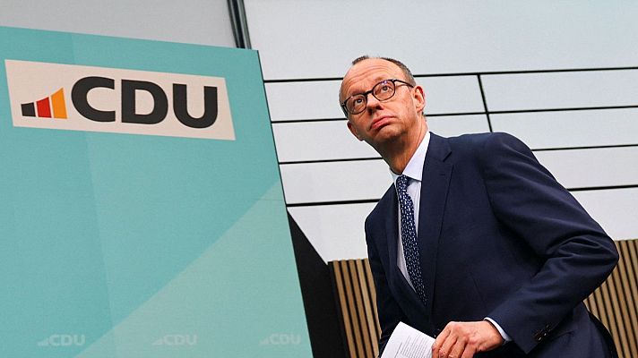 Telediario 2 - Elecciones en Alemania: Merz apuesta por una gran coalición ante el auge de la ultraderecha