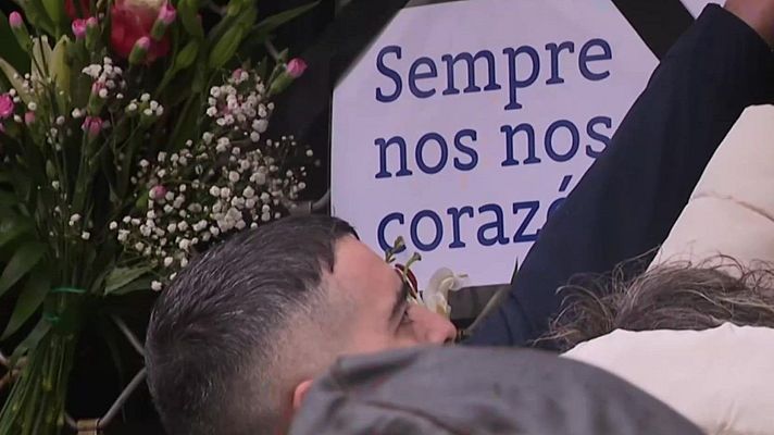 Telediario 2 - Muere el abuelo de un árbitro de balonmano que fue agredido en un partido en Sanxenxo