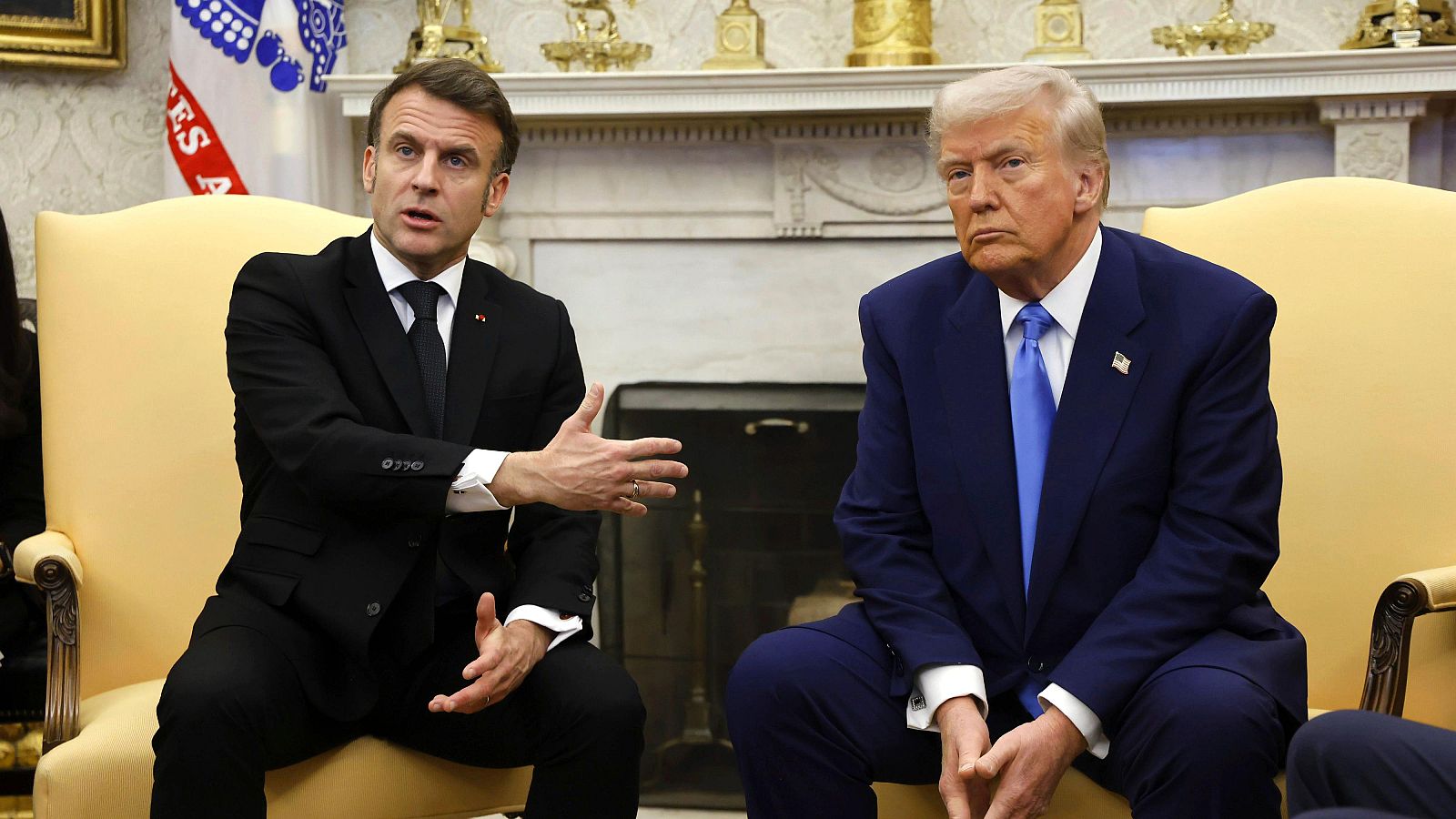 Macron y Trump confían en alcanzar una "paz sólida" en Ucrania | Ver
