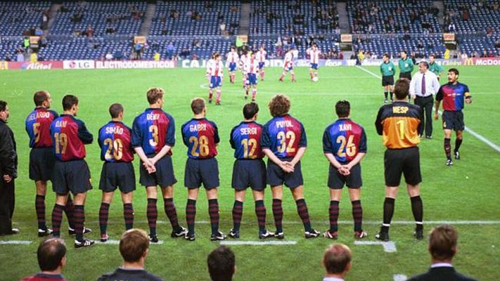 Copa del Rey - El histórico plante del FC Barcelona contra el Atlético de Madrid en la Copa del Rey 1999/2000