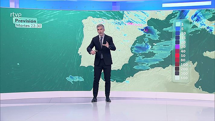 El tiempo - Posibles chubascos con tormenta y granizo en el este de Cataluña