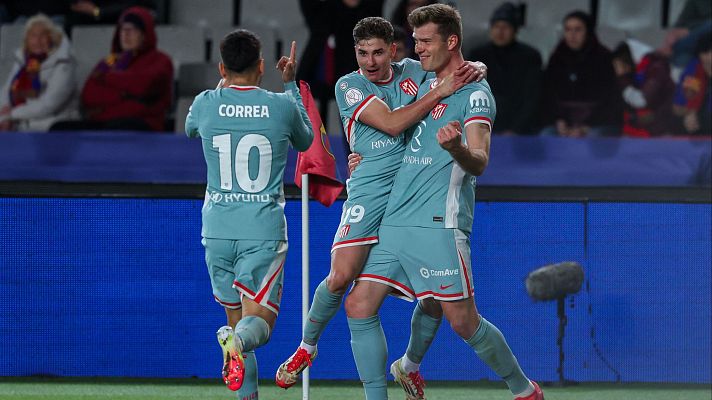 Copa del Rey - Barcelona - Atlético: Delirio rojiblanco con los goles de Llorente y Sorloth (4-4)