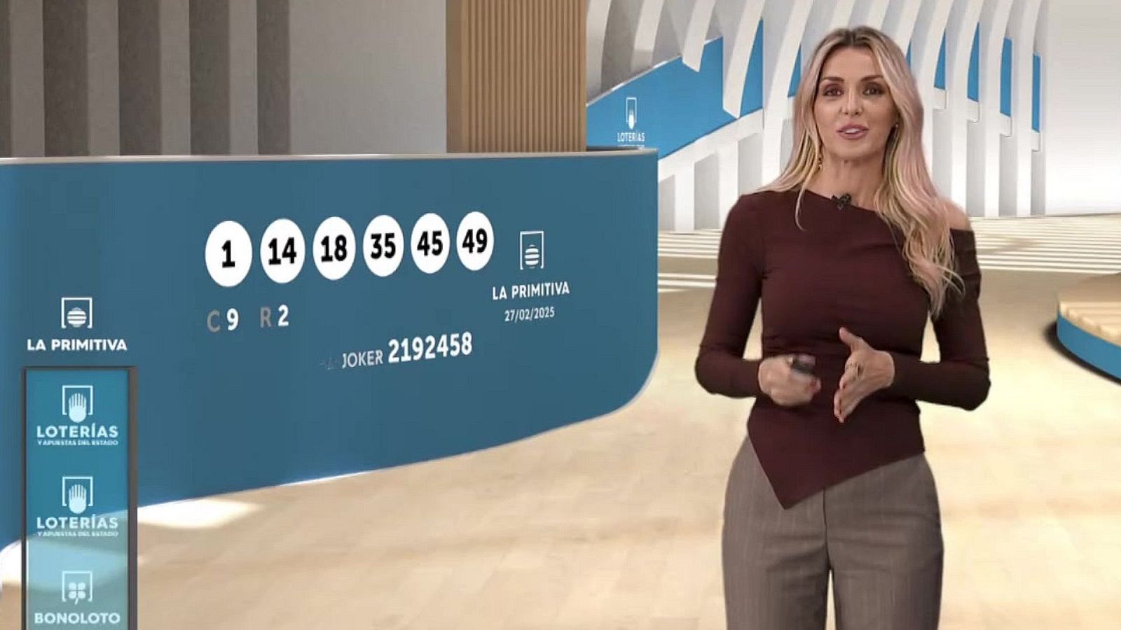 Sorteo de la Lotería Nacional, Bonoloto, Primitiva y Jóker del 27/02/2025 - ver ahora