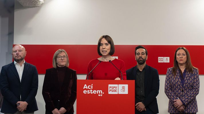 Telediario 1 - El PSPV amenaza con una moción de censura contra Mazón y el PP evita responder sobre su futuro político