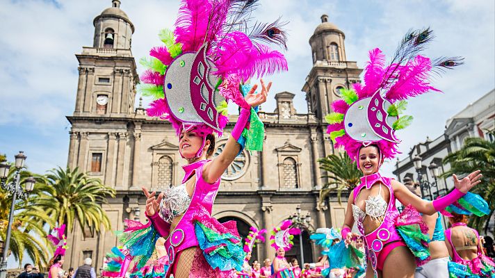 Telediario 2 - Viernes de Carnaval: se elige a la reina en Las Palmas y se disputa la final del COAC en Cádiz