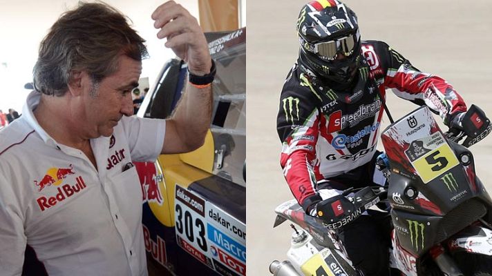 Telediario 1 - Barreda, a todo motor y Sainz sin gasolina