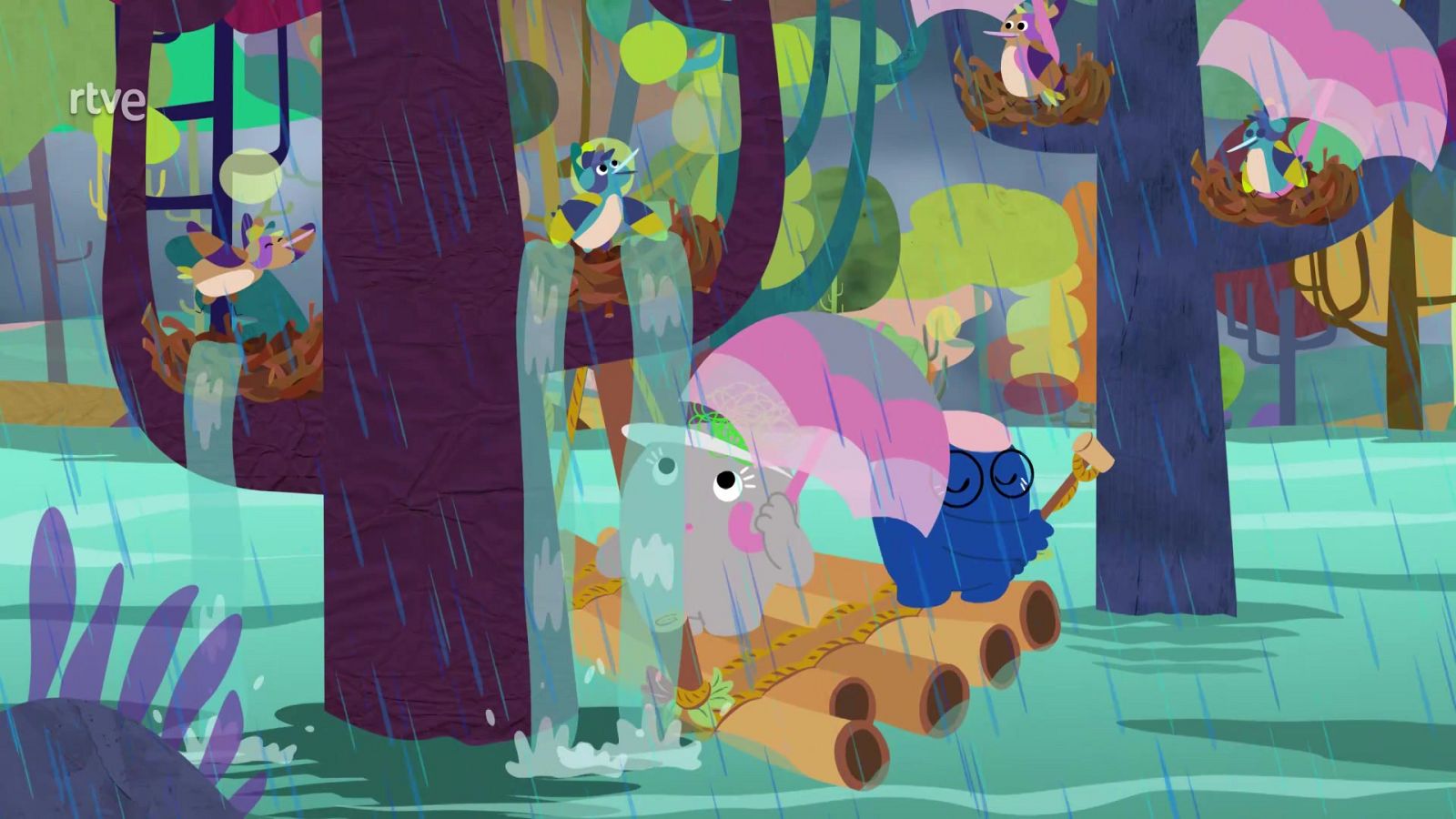 La tormenta arcoíris - Los Wawies | Ver